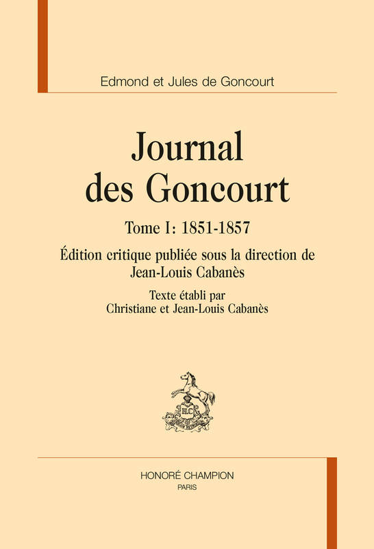 1, Journal des Goncourt