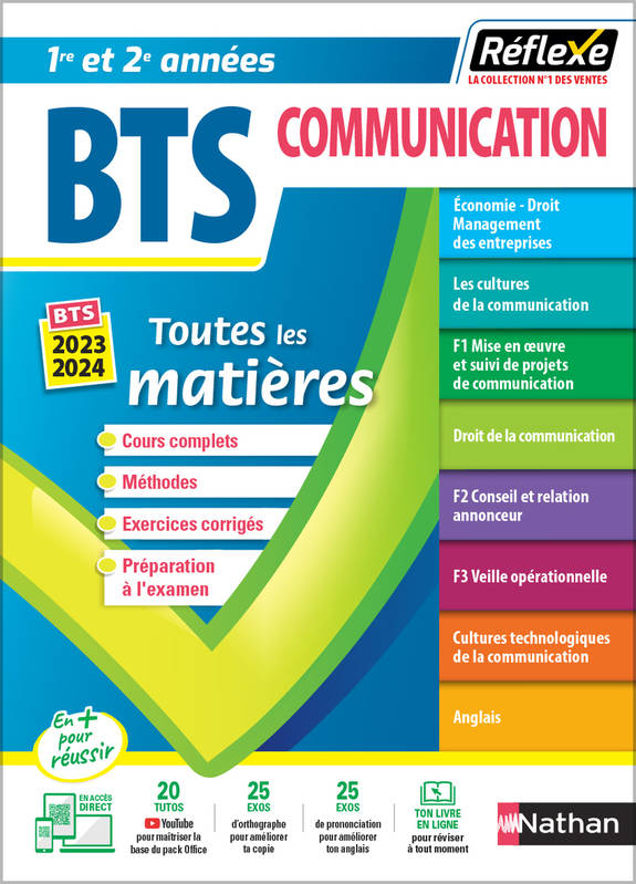 Toutes les matières Réflexe - BTS Communication n°16 - 2023