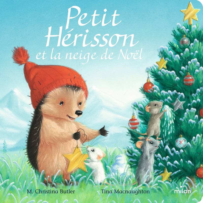 Livres Jeunesse de 3 à 6 ans Albums Petit Hérisson et la neige de Noël (tout-carton) M. Christina Butler