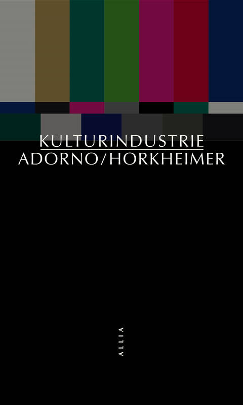 Livres Sciences Humaines et Sociales Philosophie Kulturindustrie Theodor W. ADORNO, Max HORKHEIMER