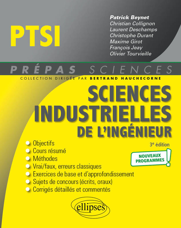 Livres Scolaire-Parascolaire BTS-DUT-Concours Sciences industrielles de l'ingénieur, Ptsi Patrick Beynet