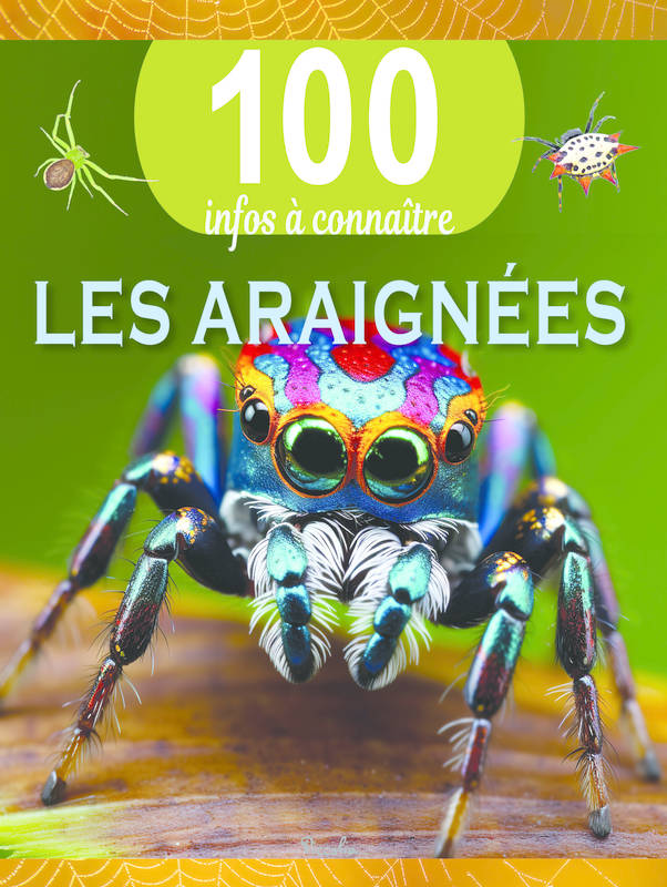 Jeux et Jouets Livres Livres pour les  6-9 ans Documentaires Animaux Les araignées - 100 infos à connaître Collectif