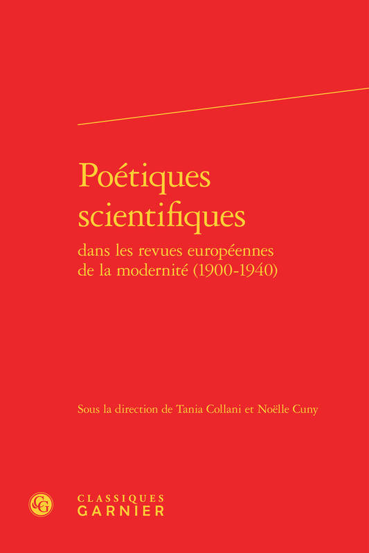 Poétiques scientifiques