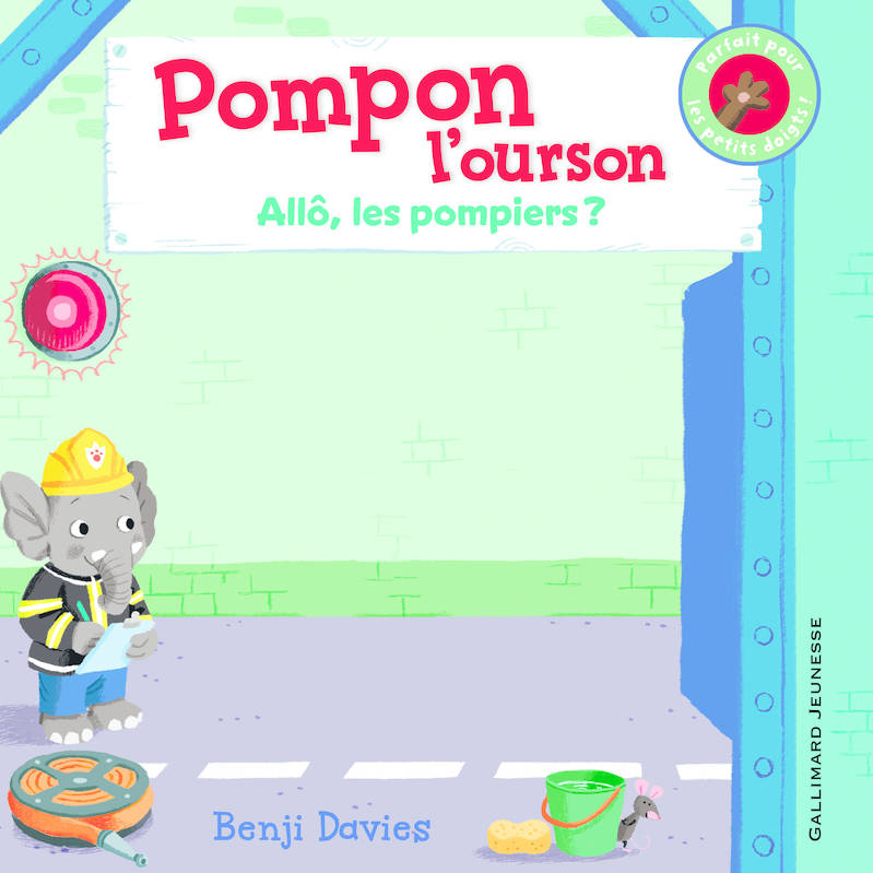 Jeux et Jouets Livres Livres pour les 0-3 ans Livres tout carton Pompon l'ourson / Allô, les pompiers ? Benji Davies