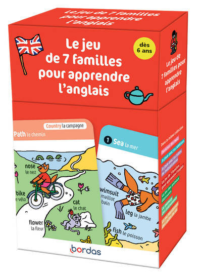 Récré en boîte - Le jeu des 7 familles pour apprendre l'anglais