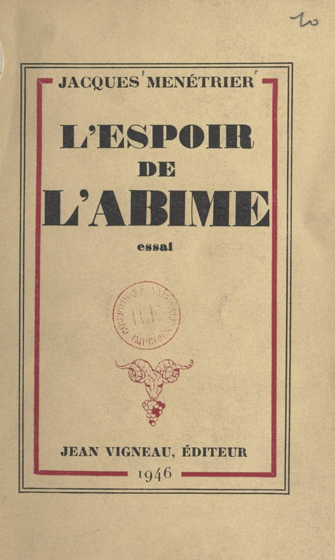 L'espoir de l'abîme