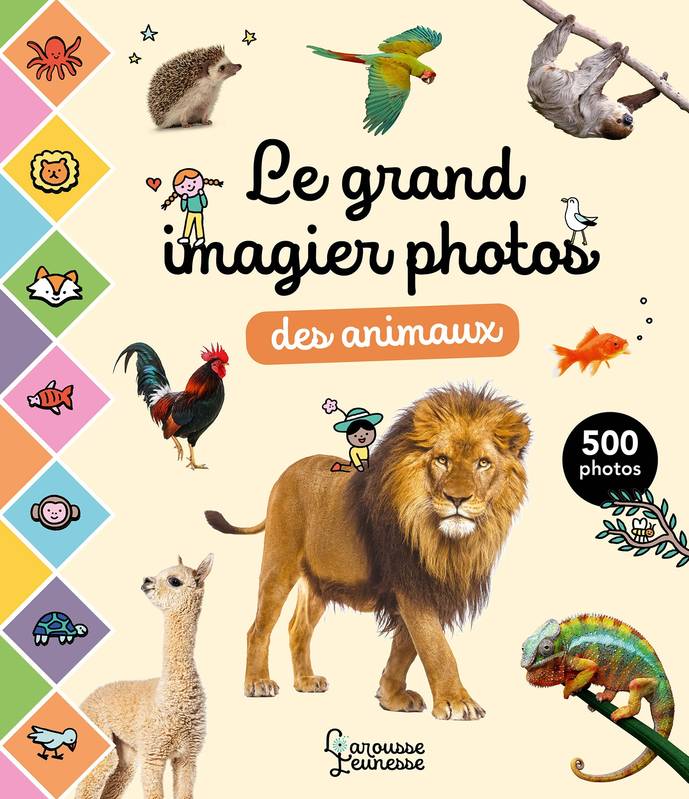 Livres Jeunesse de 3 à 6 ans Albums Le grand imagier photos des animaux Caroline Dall'ava