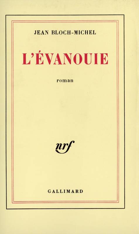 L'évanouie, roman