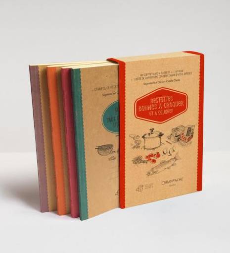 Coffret Carnets de recettes bonnes à cro Seymourina Cruse