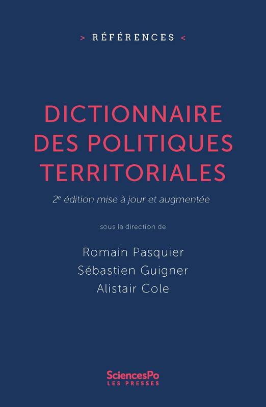 Dictionnaire des politiques territoriales, 2e édition mise à jour et augmentée