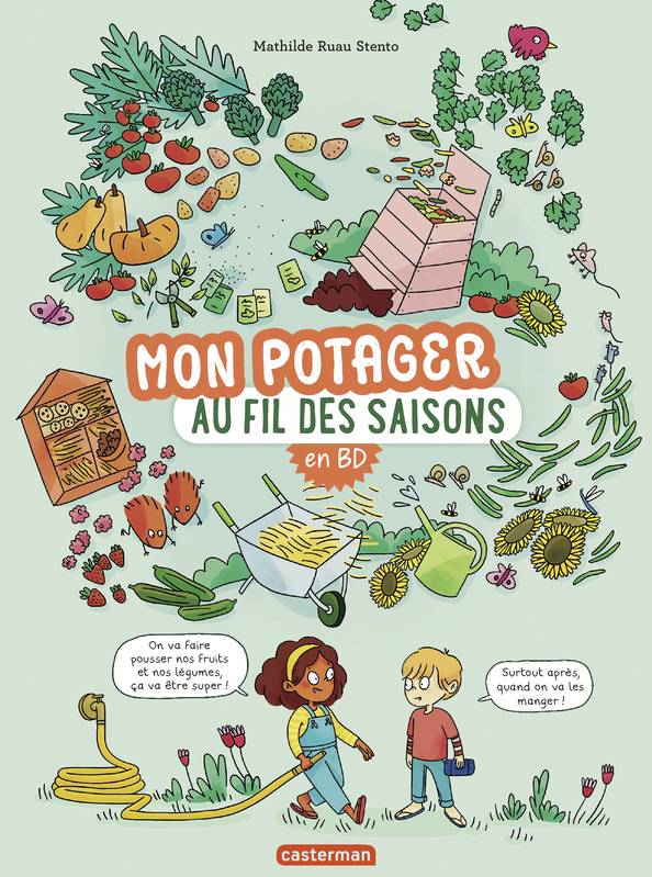 Mon potager au fil des saisons en BD