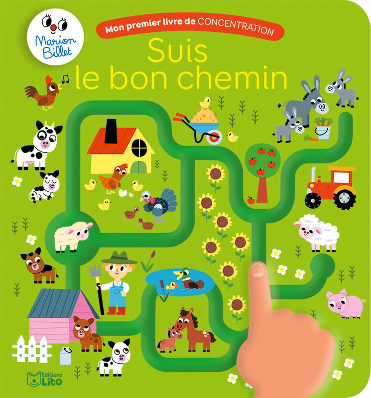 Mon premier livre de concentration, MON 1ER LIVRE SUIS BON CHEMIN