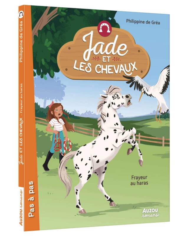 Livres Jeunesse de 6 à 12 ans Premières lectures Jade et les chevaux. Frayeur au haras Philippine de Gréa
