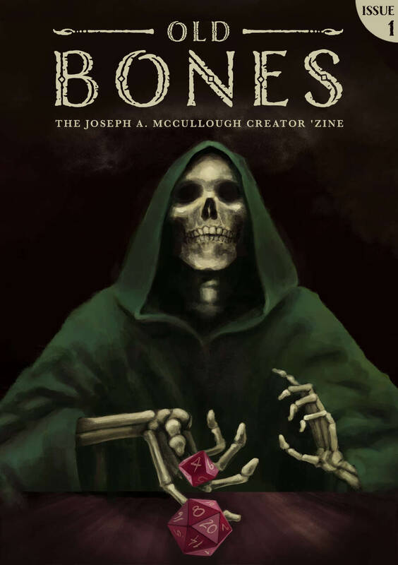 Old Bones - The Joseph A. McCullough Creator Zine (softcover, standard color book)