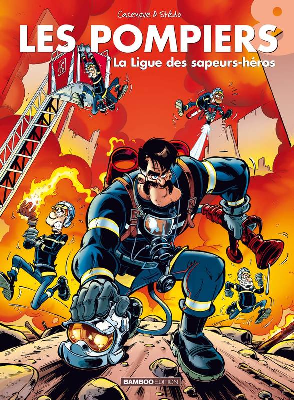 8, Les Pompiers - tome 08, La ligue des sapeurs-héros Stédo