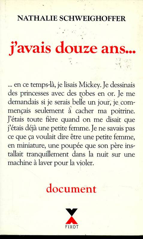 J'avais douze ans, document