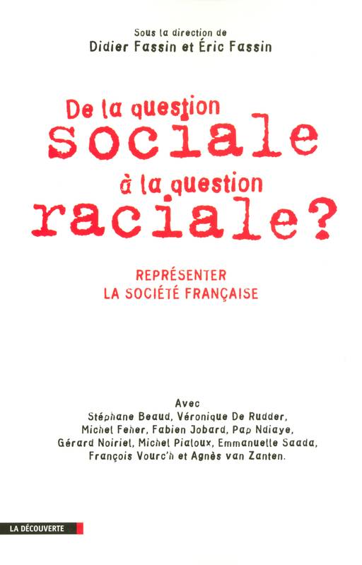 De la question sociale à la question raciale ?, représenter la société française