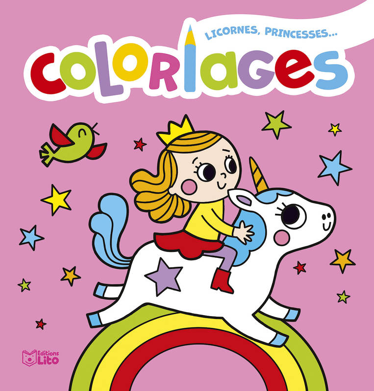 Jeux et Jouets Loisirs créatifs Coloriage Licornes, princesses... : coloriages Staron, Bérengère