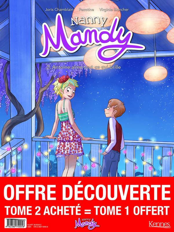 Livres BD Les Classiques Nanny Mandy - pack T02 acheté =, Nanny Mandy - pack T02 acheté = T01 offert Joris Chamblain