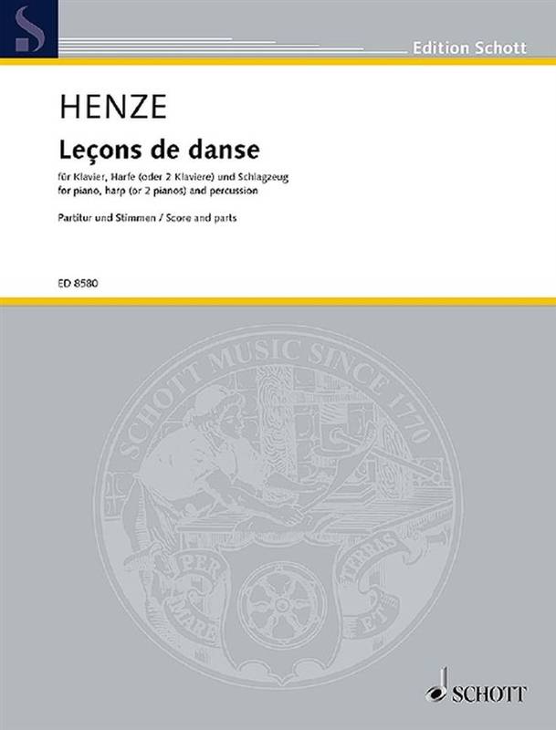 Leçons de dance, Aus dem ballett 