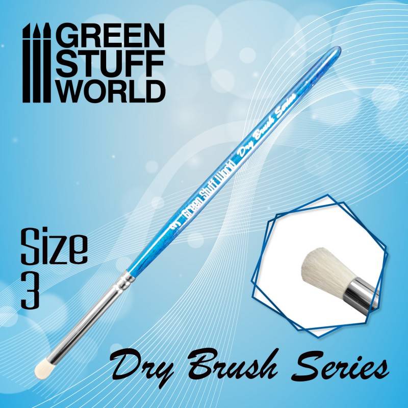 Pinceau rond T3 - Blue Series Dry Brush