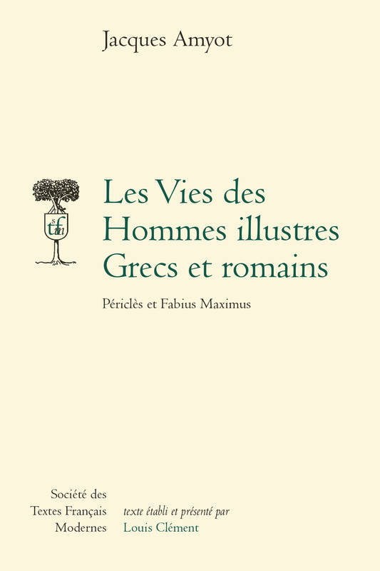 Les Vies des Hommes illustres, Périclès et Fabius Maximus