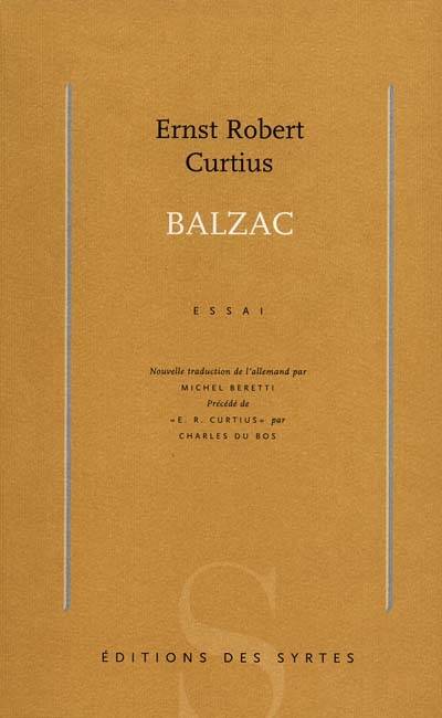 Balzac essai, essai