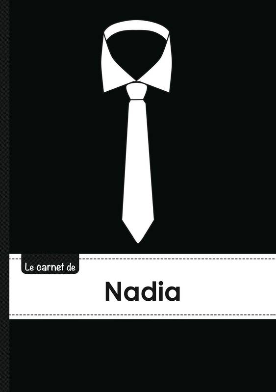 CARNET NADIA LIGNES,96P,A5 CRAVATE