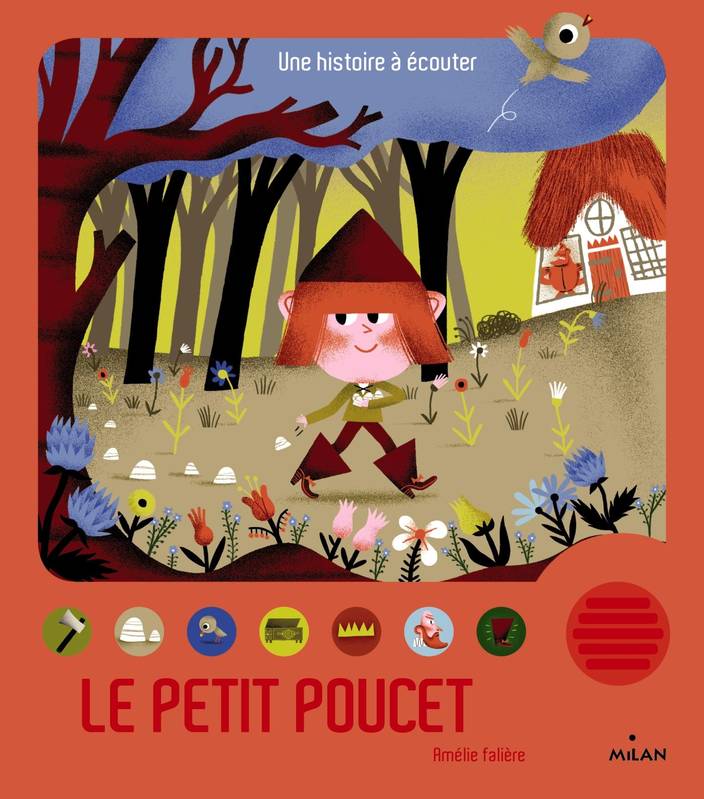 Jeux et Jouets Livres Livres pour les 0-3 ans Livres sonores Une histoire à écouter, Le Petit Poucet Amélie Falière