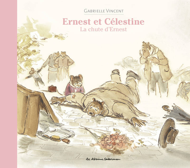 Jeux et Jouets Livres Livres pour les 3-6 ans Albums souples Ernest et Célestine - La chute d'Ernest, Nouvelle édition cartonnée Gabrielle Vincent