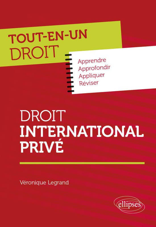 Livres Économie-Droit-Gestion Droit Généralités DROIT INTERNATIONAL PRIVE Véronique Legrand