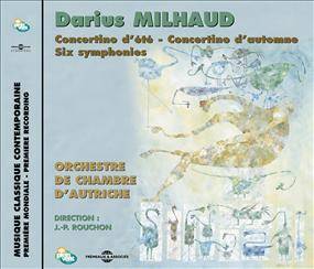 DARIUS MILHAUD INTERPRETE PAR L'ORCHESTRE DE CHAMBRE D AUTRICH E