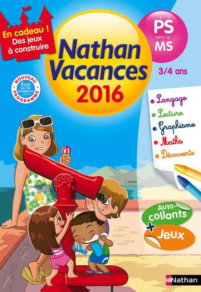 Livres Scolaire-Parascolaire Cahiers de vacances Cahier de Vacances 2016 Maternelle PS vers MS 3/4 ANS Catherine Serres