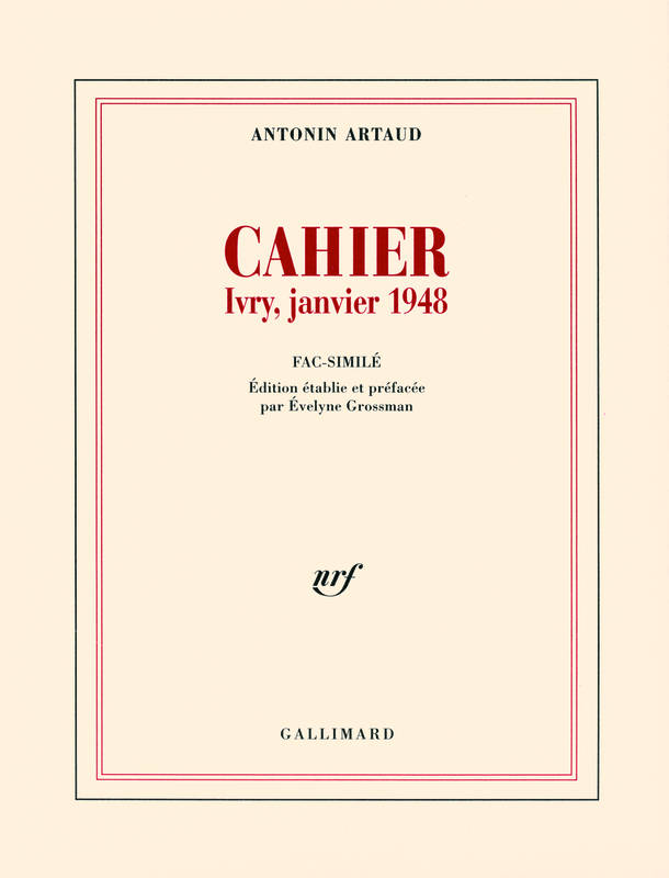 Cahier, Ivry, janvier 1948