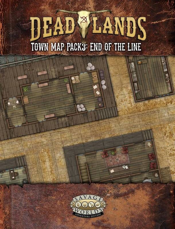 Deadlands SWADE - Town Map Pack 3: End of the Line