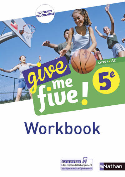 Livres Scolaire-Parascolaire Collège Give me five ! 5ème - Workbook 2017 Michel Brusson, Collectif, Hélène Adrian