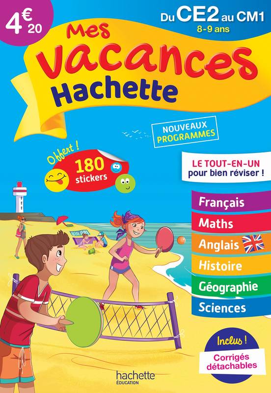 Livres Scolaire-Parascolaire Cahiers de vacances Mes vacances Hachette CE2/CM1 Philippe Simon, Daniel Berlion, Ninon Rame, Ann Rocard