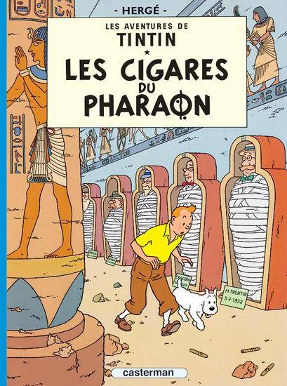 Livres BD BD jeunesse Tintin Classique, 4, Les Cigares du Pharaon Hergé