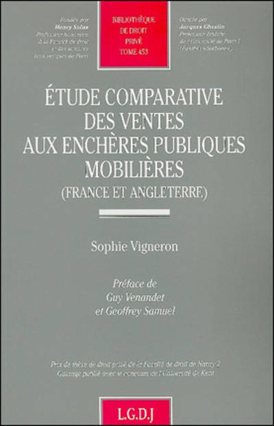 etude comparative des ventes aux enchères publiques mobilières (france et anglet, France et Angleterre