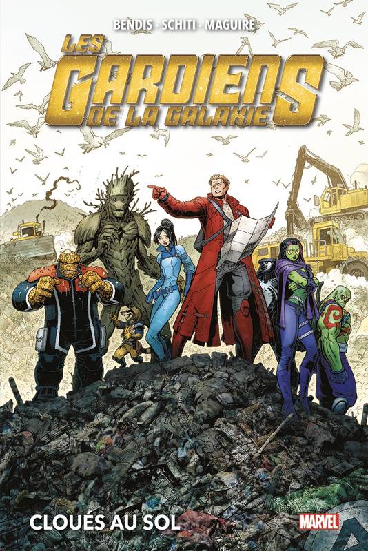 Livres BD Comics Les Gardiens de la Galaxie T04 Cloués au sol Valerio Schiti