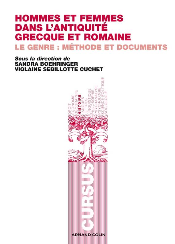 Hommes et femmes dans l'Antiquité grecque et romaine, Le genre : méthode et documents