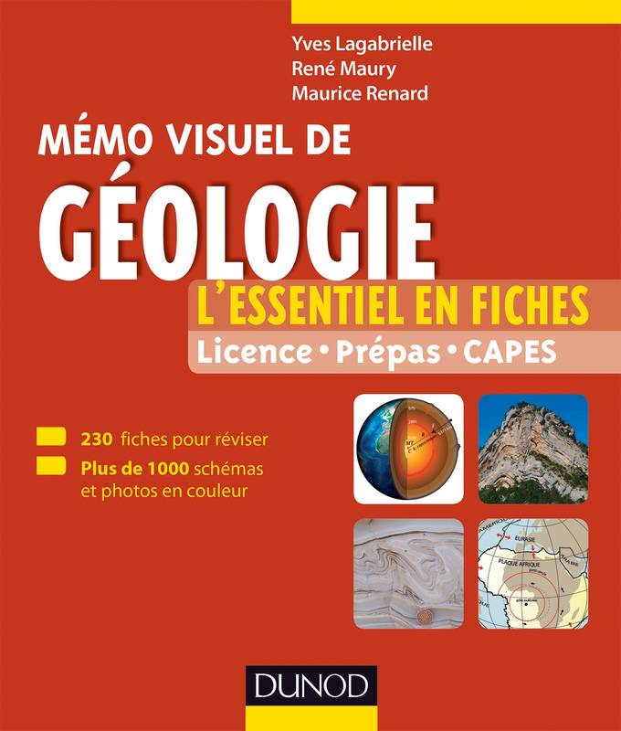 Mémo visuel de géologie - L'essentiel en fiches et en couleurs, L'essentiel en fiches et en couleurs