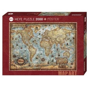 Puzzle 2000 pcs - Carte du monde Puzzles