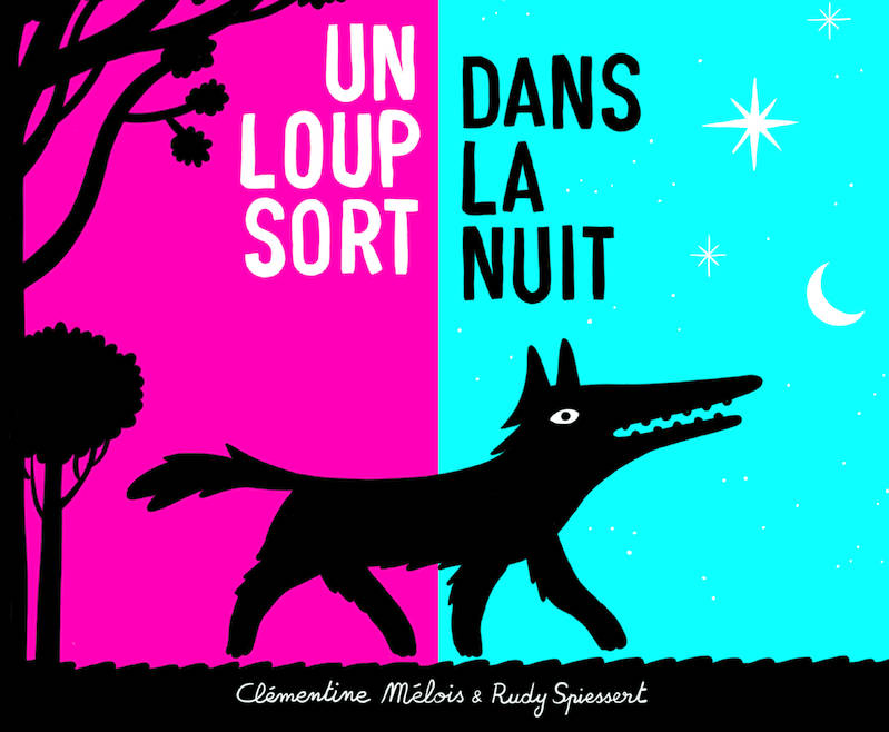 Un loup sort dans la nuit