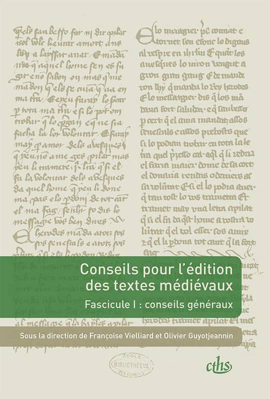 1, Conseils pour l'édition des textes médiévaux