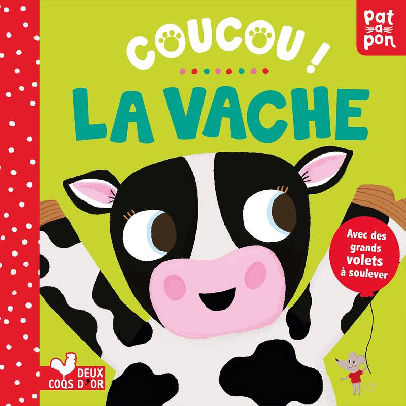 Livres Jeunesse Les tout-petits Albums animés et pop-up Patapon, Coucou ! La vache Zoé Waring
