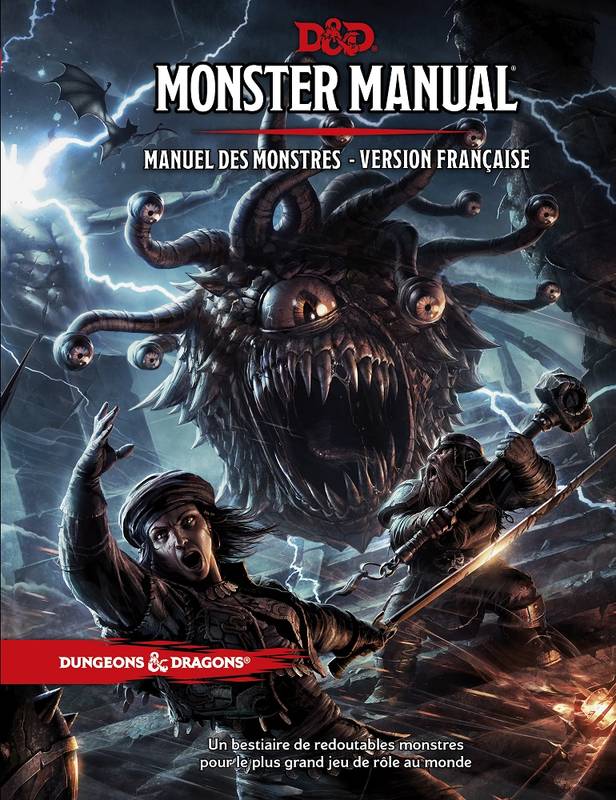 Dungeons & Dragons 5 - VF - Manuel des Monstres