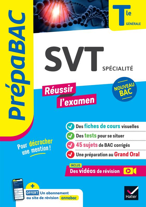 Livres Scolaire-Parascolaire Lycée SVT Tle générale (spécialité) - Prépabac Réussir l'examen - Bac 2024, nouveau programme de Terminale Sabrina Gaillardou, Bruno Vah, Anne Le Nost, Jonathan Faivre, Sébastien Castillo, Delphine Roumier, Hervé Mulard