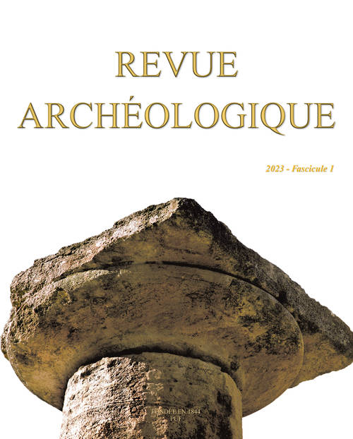 Livres Histoire et Géographie Histoire Archéologie et Préhistoire Revue archeologique 2023-1 Collectif