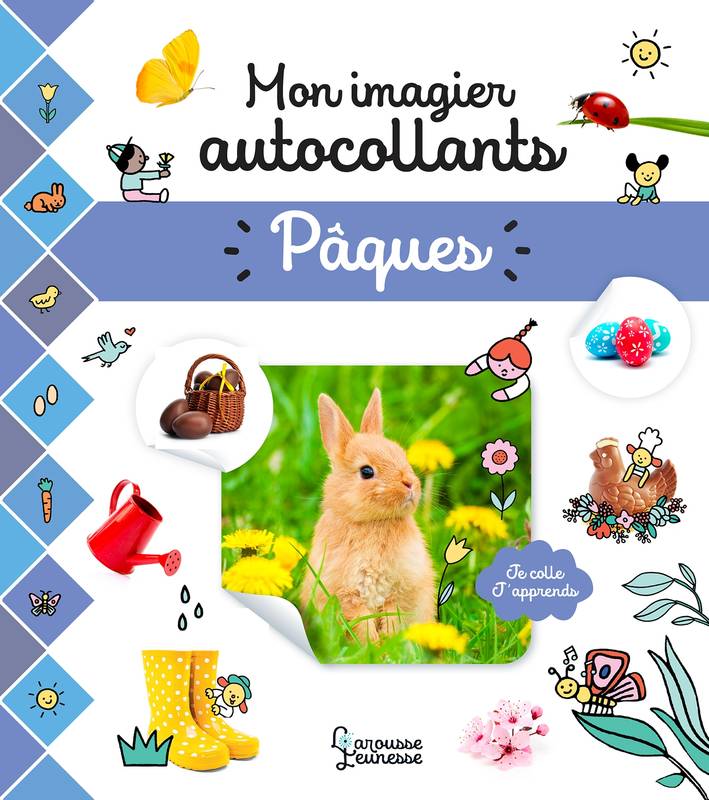 Jeux et Jouets Loisirs créatifs Pochettes créatives Stickers et gommettes Mon imagier autocollants - Pâques COLLECTIF